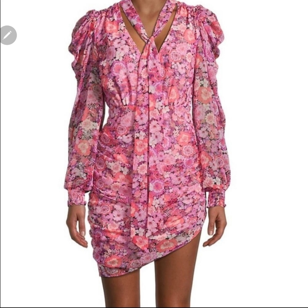 🍋For Love and Lemons Cheyenne Mini Dress in Carnation